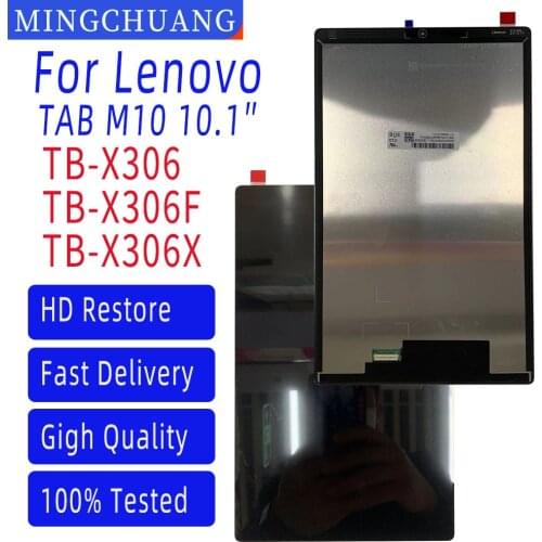 10.1" Suitable For Lenovo Tab M10 HD Second Generation TB-X306F TB-X306X TB-X306 LCD Display Touch Screen Assembly Display Panel