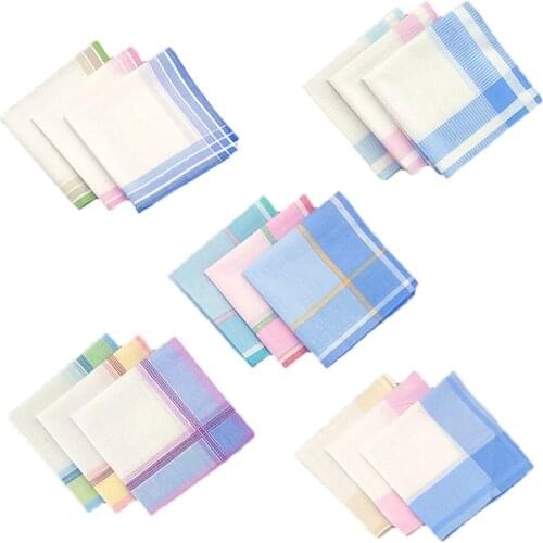 12pack Vintage Cotton Handkerchiefs Washable Hanky Wedding Hankie Towel