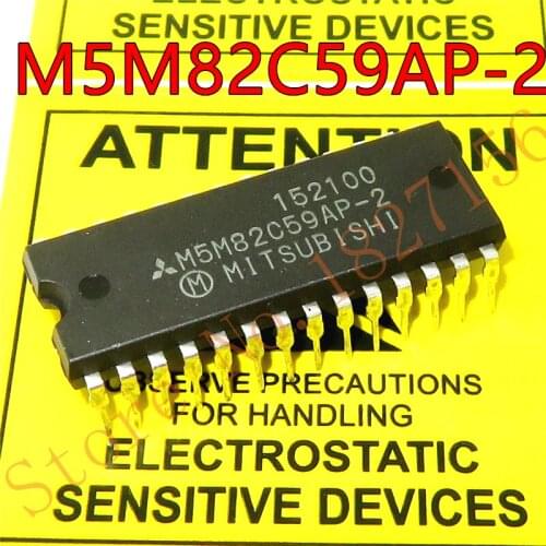 5pcs M5M82C59P M5M82C59AP-2 DIP-28 New and original