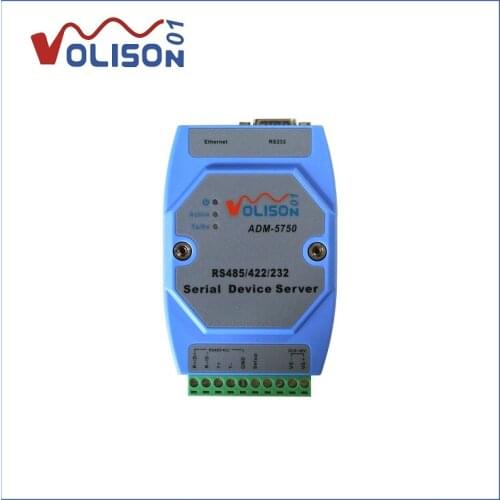 ADM-5750 Industrial 485 / 422 / 232 serial server RS485 to TCP / ip485 to Ethernet transmission