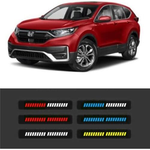 2pc DRL Car Front Grille Decorative Lamp For Honda crv fit FRV hrv city Insight ridgeline accord Civic 6 7 8 JAZZ 2 3 4