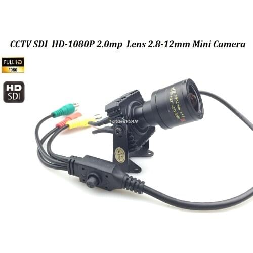 CCTV 1/2.8 Panasonic 2.0MP Full 1080P Lens Zoom 2.8-12mm HD SDI Mini Box Camera
