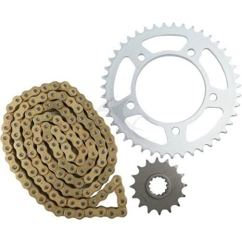 Motorcycle Gold O-Ring Chain and Sprocket Kit For Honda XL1000VA 8 9 A VARADERO 2008-2010