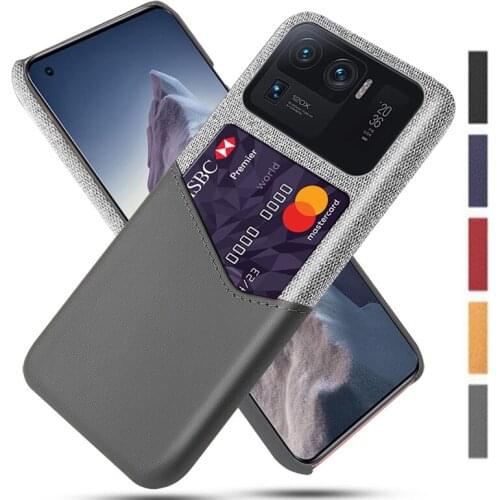 Leather Case For Xiaomi Mi 10T 10 11 Ultra PRO CC9 10s Poco F3 M3 X3 NFC F2 11X Pro F1 Card insertion Fabric Coque Phone Case