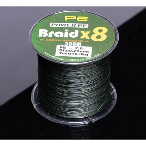 LINNWL 300M PE Fishing Line Strong Multifilament 8 Strands Braided Fishing Wire 2021