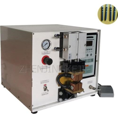 Metal Ｎet Thermoelectric Peeling Ｍachine Ａutomatic Desktop Ｗire Braid Shielded Net Peeler Pneumatic Stripping Equipment 220V