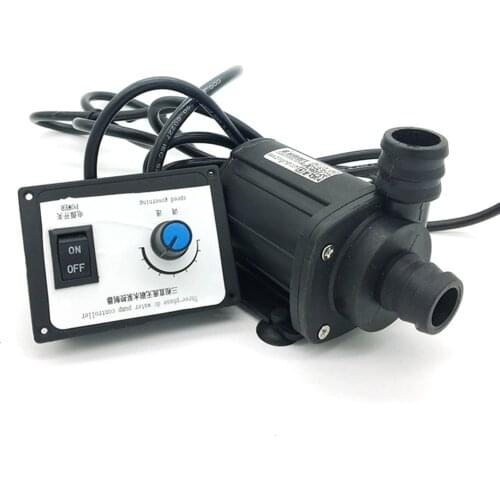 Free Shipping DC Brushless Water Pump With Controller SR1000A3 4.2-8M Circulation Water Heater 12V 24V Boost Pump 1800-3000L/H