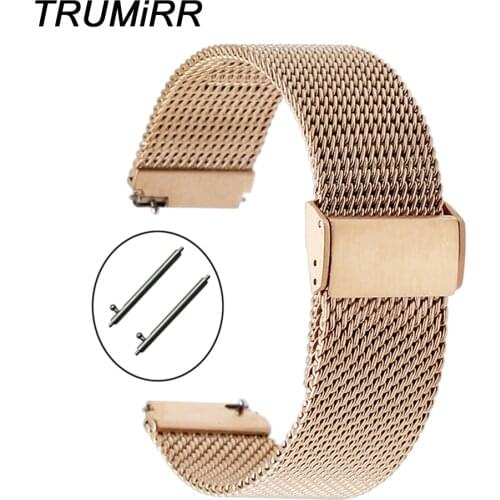 18mm Quick Release Milanese Watch Band for DW Daniel Wellington Mesh Stainless Steel Strap Wrist Bracelet Black Rose Gold Silver