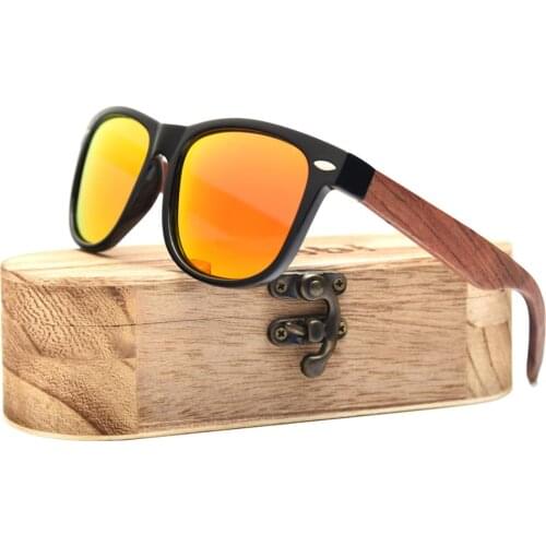 Sunglasses Women 2019 Polarized Zebra Wood Glasses Handmade Vintage Wooden Frame Male Driving Sun Glasses Shades Gafas With Box