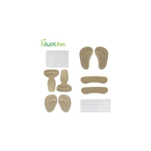 SAUDEFOOT Shoe Insoles Transparent Soft, Super Fine Velvet Orthopedic Ladies High Heel Pad, Sole Insole Non-slip Breathable Wear