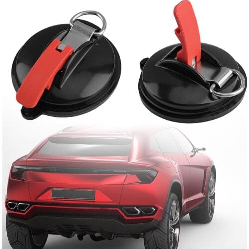 Heavy Duty Suction Cup Anchor with Securing Hook Multifunctional Car Tensioner for Tie Down Luggage Tarps Tents Camping Car Van