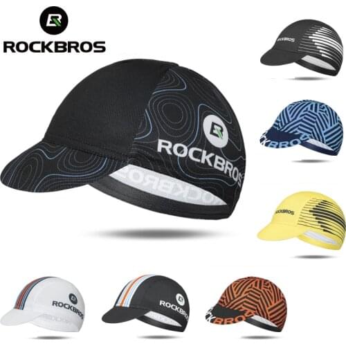ROCKBROS Cycling Cap Breathable Mens Caps Bicycle Baseball Hat Free Size Be Elastic Headwear Ciclismo Bike Caps