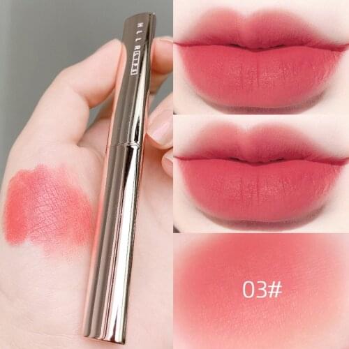 Matte Lipstick Moisturizer Maquiagem Waterproof Velvet Creamy Rich Color Lightweight Long-lasting Lips Makeup TSLM1
