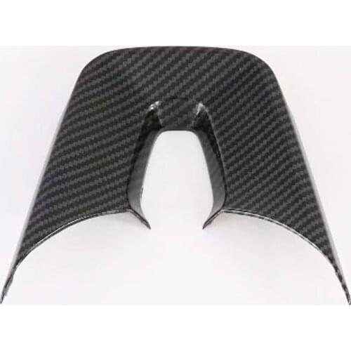 For Kia Seltos 2019 2020 Carbon Fiber Car Steering Wheel Protective Cover Trim Sticker Interior Accessories Car Styling Sticker