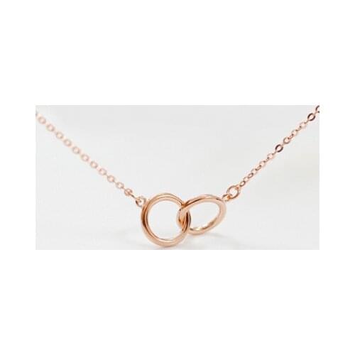 REETI 2019 New 925 Sterling Silver Geometry of the circular Necklaces Pendants For Women Wedding Jewelry Christmas Gifts