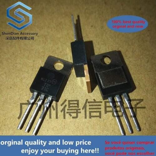 10pcs 100% orginal TIP31C TO-220 TECHNICAL SPECIFICATIONS OF NPN EPITAXIAL PLANAR TRANSISTOR real photo