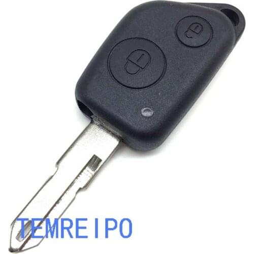 10pcs/lot 2 buttons remote key shell case for Peugeot 106 206 306 406