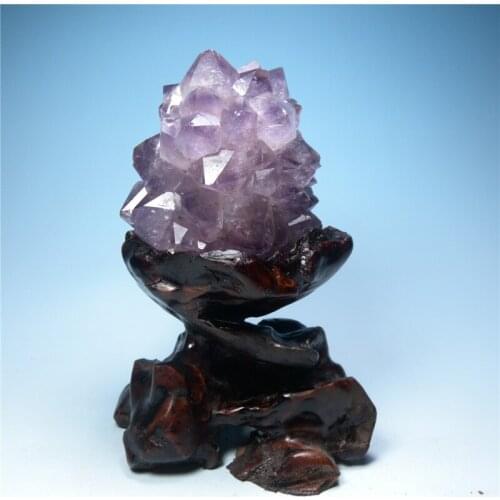 Brazil natural amethyst ornaments degaussing private collection tool transport mineral crystal stone degaussing