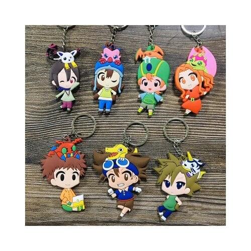 Animal Role Fashion Anime Toy Figures Keychain Cartoon Keyholder Birthday Unisex Gifts New