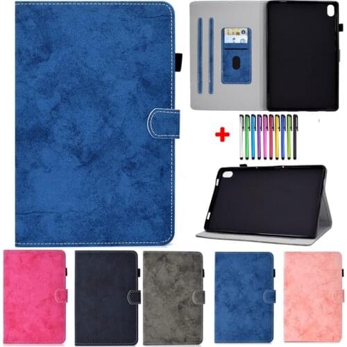 Tablet For Funda Lenovo Tab P11 2020 TB-J606F Cover Wallet Soft TPU Shell For Lenovo Tab P11 Case 2020 11" PU Leather Caqa Etui