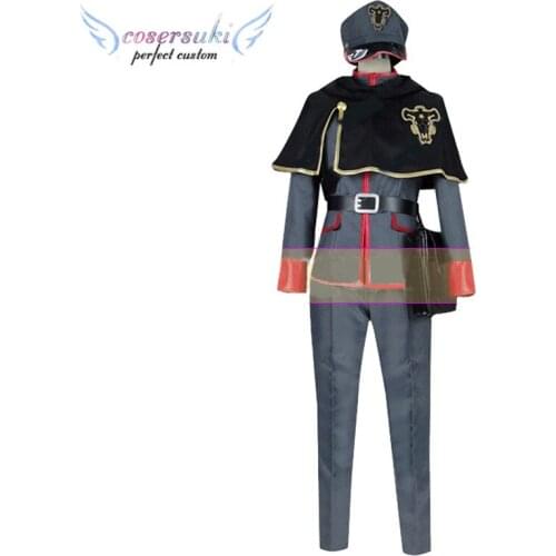 Black Clover Gordon Agrippa Cosplay Costumes Stage Performance Clothes , Perfect Custom for You