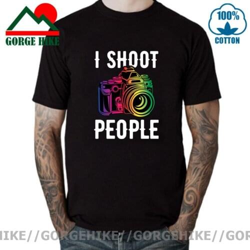 3D Print Mens Vintage Shoot People Photographer Tops T Shirt Novelty Premium Cotton Tee Shirt Camisas T Shirts Round Neck Tops