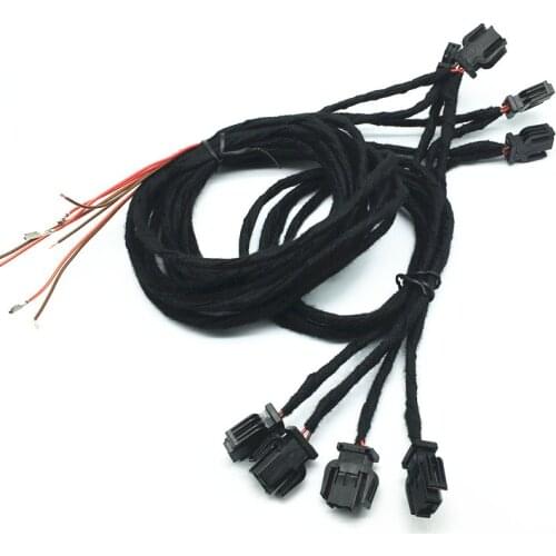 Halogen/Led Car Door Light Welcome Warning light Wiring Harness Plug For A1 A2 A3 S3 A4 B7 B8 S4 A5 A6 C6 C7 A7 A8 Q3 Q5 Q7 RS3