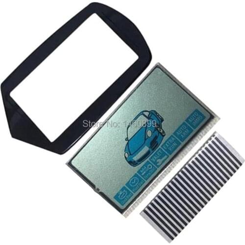 20PCS B9 flexible cable B9 LCD display + keychain Glass Cover Case for 20 PCS Starline B9 Jaguar EZ-One KGB EX-8 FX-7 FX7 FX 7