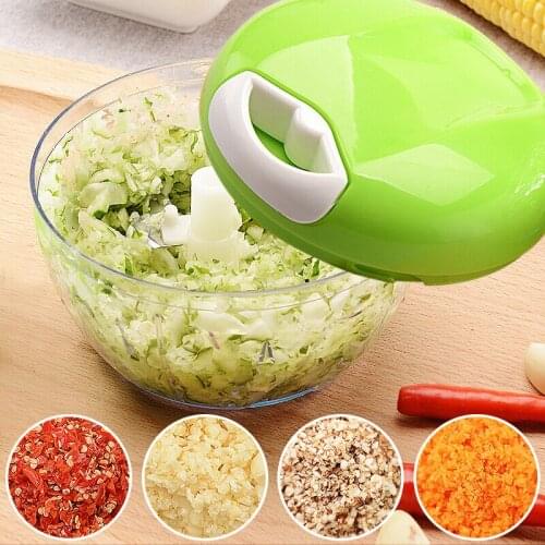 Garlic Chopper Hand Speedy Vegetable Chopper Carrot Shredders Manual Meat Grinders Vegetable Slicer Cutter Kitchen Acceessories