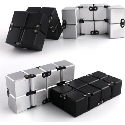 Neo Infinity Magic Cube Finger Toy Office Flip Cubic Puzzle Stress Relief Cube Blocks Educational Toys For Children Adult Gift