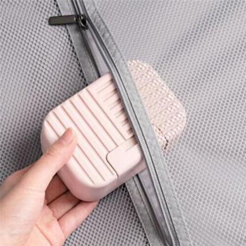 Nordic Style Soap Box With Lid Sealed Travel Portable Soap Box Home Bathroom Soap Storage Box