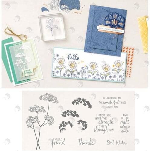 BEST WISH Background Greeting Card Decoration Metal Cutting Dies DIY Stencil Scrapbooking Embossing Making 2021 Make Albums