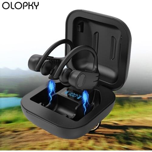 New TWS Led Display Wireless Earphones Bluetooth 5.0 8D Stereo HIFI headphones Sport Earbuds Gaming Headset With Charging Case