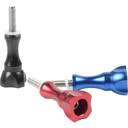 New CNC Aluminum Alloy Long Thumb Knob Screw Adjustable for GoPro Hero 8 7 6 5 Max Sjcam XiaoYi 4K Action Camera Accessories