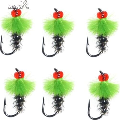 6pcs Insects Flies Fly Fishing Lures Topwater Bait Dry Flies Trout Artificial Crank Hook Insects Lure Bionic Bee Floating Bait