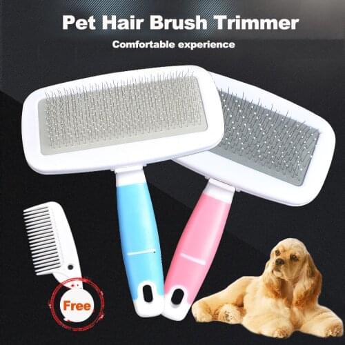 Dog Hair Removal Comb Grooming Cats Comb Pet Products Cat Flea Comb Pet Comb for Dogs Grooming Toll Hair Brush Trimmer