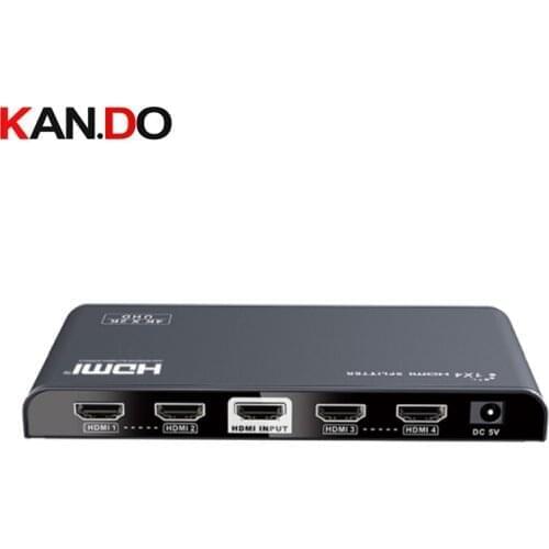 LKV314HDR V2.0 1×4 HDMI2.0 HDR Splitter 4Kx2K@60HZ HDMI splitter distributes 1 way HDMI signal from STB,DVD Blu-ray players PS3