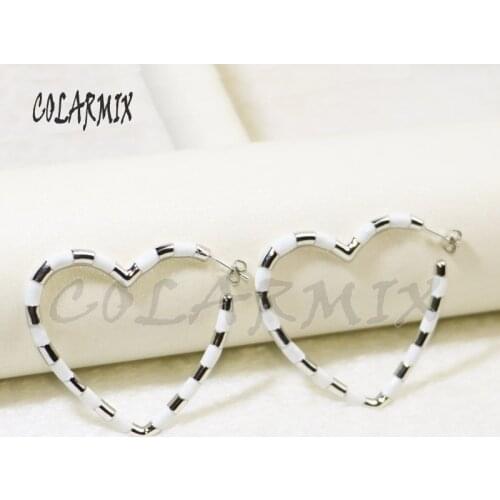 3 Pairs Fashion heart earrings earrings gift for lady Fashion jewelry earrings 5946