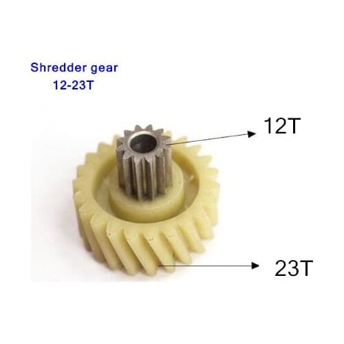 Shredder gear 12T 23T C638 C-638 C868 C668 shredder gear accessories 23 teeth 12 teeth