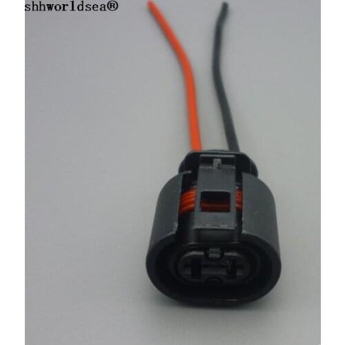 Shhworldsea 2Pin 3.5mm Auto Sealed Plug Waterproof Sensor plug 6N0927997cable connector 357973202 357 973 202 for VW for Audi
