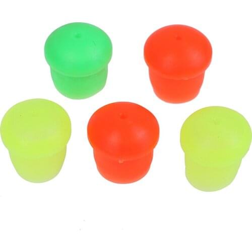 Silicone Fishing Rod Protective Net Tube Cover Sleeve Fishing Rod Protective 5Pcs