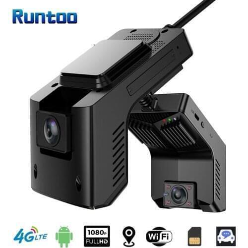 RUNTOO Hidden Car DVR Camera Dash Cam 4G WiFi GPS Tracking FHD 1080P Video Recorder Liveview Night Vision Motion Detect Dashcam