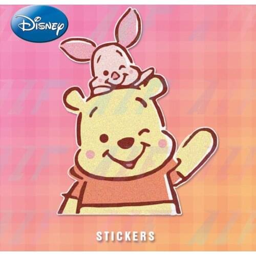 Disney Pooh Body Sticker Personality Cartoon Car Sticker Scratch Sticker Scar Sticker Pooh Car Sticker Decoration