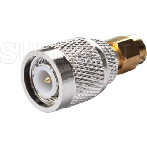 Superbat 5 pcs SMA-TNC Adapter SMA Male Plug to TNC Plug straight RF Coaxial Connector