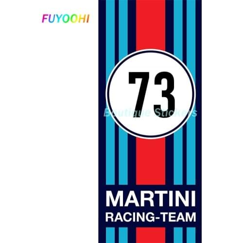 Custom Made Cool MARTINI Racing Stickers Suitable for Car Bumper Window Motorcycle Personalized PVC Decals