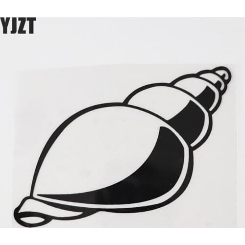YJZT 14.8CM×10.5CM Snail Animal Decal Bumper Stickers For Motorcycles Car Stickers Vinyl 13D-1058