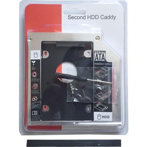 Hard Drive HDD SSD SATA Caddy 2nd for HP Pavilion 15-BS 15-BW 15-BS070WM 15T-BS 15Q-BU(Gift Optical drive bezel )