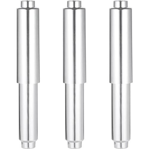 1/3pcs Toilet Paper Holder Roller Bathroom Paper Towel Plated ABS Retractable Spring Insert Replacement Lightweight