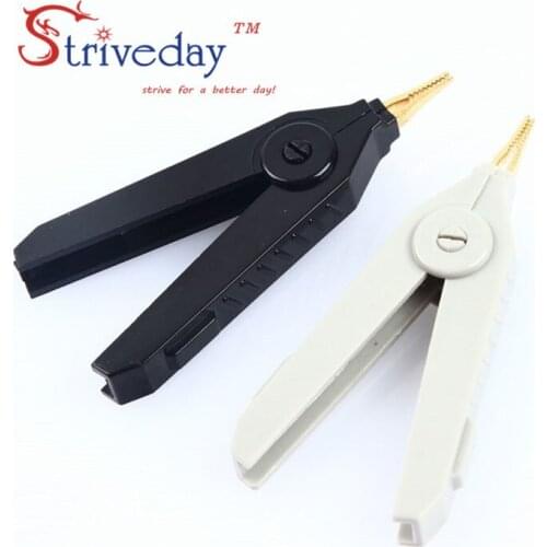 1pcs Can choose Light gray Black Alligator clips 20A Test clip With teeth Plated copper clip long 90mm