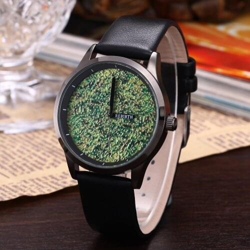 2018 REBIRTH fashion man watch luxury sport casual clock male stylish business wristwatch military wrist quart watch for gift